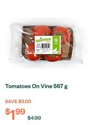 Voilà Tomatoes On Vine 567 g offer