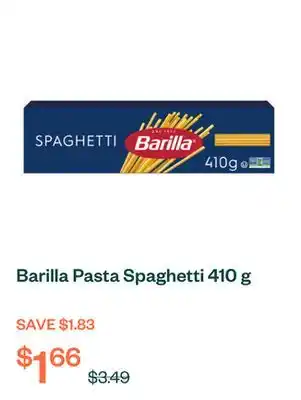 Voilà Barilla Pasta Spaghetti 410 g offer