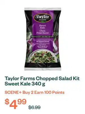 Voilà Taylor Farms Chopped Salad Kit Sweet Kale 340 g offer