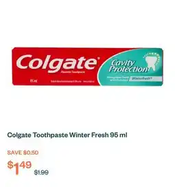 Voilà Colgate Toothpaste Winter Fresh 95 ml offer