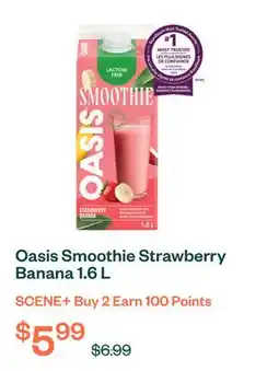 Voilà Oasis Smoothie Strawberry Banana 1.6 L offer