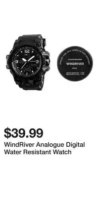 Mark's WindRiver Analogue Digital Water Resistant Watch offer