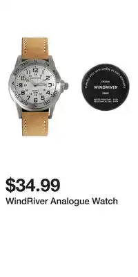 Mark's WindRiver Analogue Watch offer