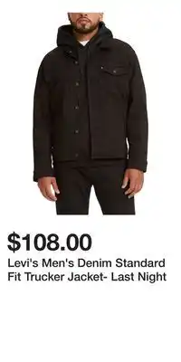 Mark's Levi's Men's Denim Standard Fit Trucker Jacket- Last Night offer