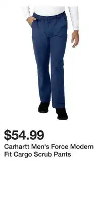 Mark's Carhartt Men's Force Modern Fit Cargo Scrub Pants offer