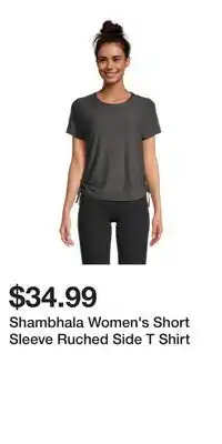 Mark's Shambhala Women's Short Sleeve Ruched Side T Shirt offer