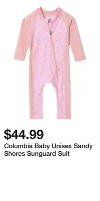 Mark's Columbia Baby Unisex Sandy Shores Sunguard Suit offer