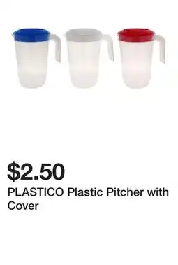 Dollarama PLASTICO Plastic Pitcher with Cover offer