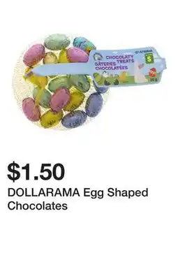 Dollarama DOLLARAMA Egg Shaped Chocolates offer