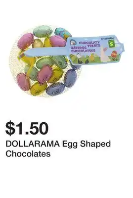 Dollarama DOLLARAMA Egg Shaped Chocolates offer