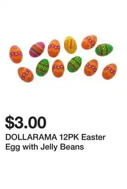 Dollarama DOLLARAMA 12PK Easter Egg with Jelly Beans offer