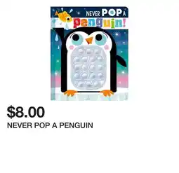 Chapters Indigo NEVER POP A PENGUIN offer