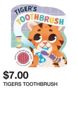 Chapters Indigo TIGERS TOOTHBRUSH offer