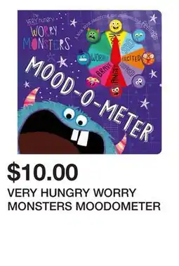 Chapters Indigo VERY HUNGRY WORRY MONSTERS MOODOMETER offer