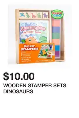 Chapters Indigo WOODEN STAMPER SETS DINOSAURS offer