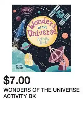 Chapters Indigo WONDERS OF THE UNIVERSE ACTIVITY BK offer