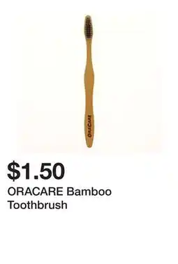 Dollarama ORACARE Bamboo Toothbrush offer