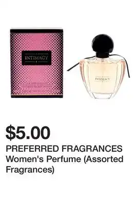 Dollarama PREFERRED FRAGRANCES Women's Perfume (Assorted Fragrances) offer