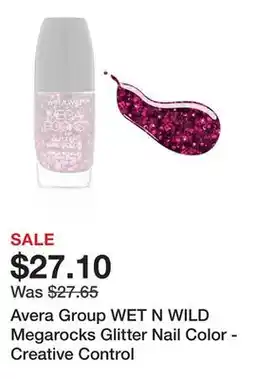 TSC Stores Avera Group WET N WILD Megarocks Glitter Nail Color - Creative Control offer