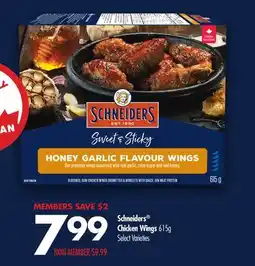 FreshCo Schneiders Chicken Wings 615g Select Varieties offer