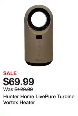 TSC Stores Hunter Home LivePure Turbine Vortex Heater offer