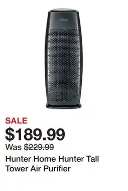 TSC Stores Hunter Home Hunter Tall Tower Air Purifier offer