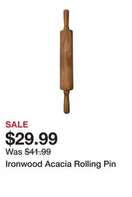 TSC Stores Ironwood Acacia Rolling Pin offer