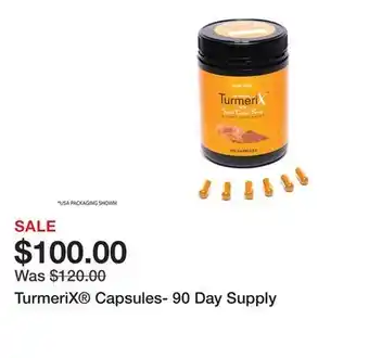 TSC Stores TurmeriX Capsules- 90 Day Supply offer