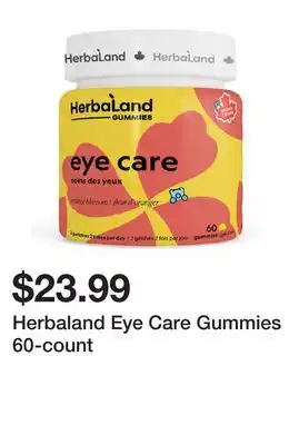 TSC Stores Herbaland Eye Care Gummies 60-count offer