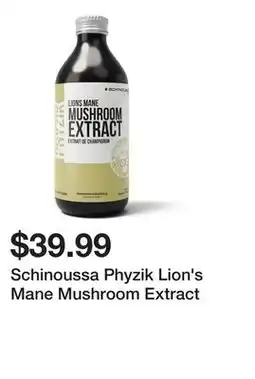 TSC Stores Schinoussa Phyzik Lion's Mane Mushroom Extract offer