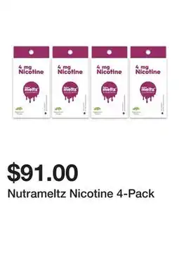 TSC Stores Nutrameltz Nicotine 4-Pack offer