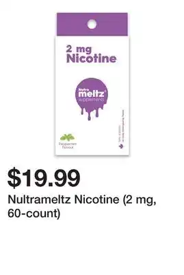 TSC Stores Nultrameltz Nicotine (2 mg, 60-count) offer