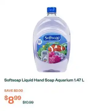 Voilà Softsoap Liquid Hand Soap Aquarium 1.47 L offer