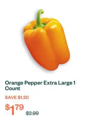 Voilà Orange Pepper Extra Large 1 Count offer