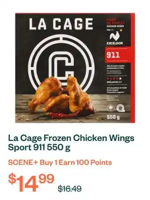 Voilà La Cage Frozen Chicken Wings Sport 911 550 g offer