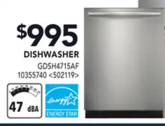 RONA FRIGIDAIRE GALLERY DISHWASHER offer