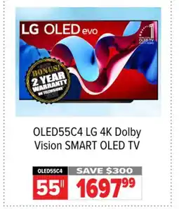 2001 Audio Video LG 4K Dolby Vision SMART OLED TV 55 offer