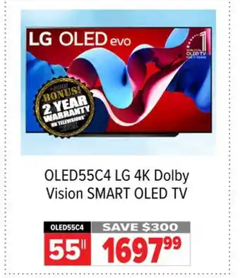 2001 Audio Video LG 4K Dolby Vision SMART OLED TV 55 offer