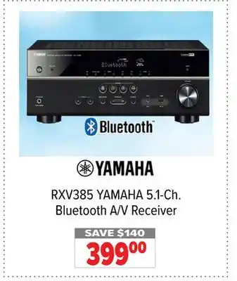 2001 Audio Video YAMAHA 5.1-Ch. Bluetooth A/V Receiver offer