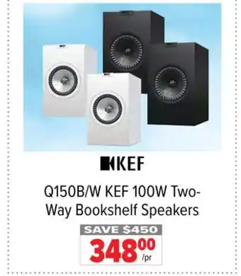 2001 Audio Video KEF 100W Two-Way Bookshelf Speakers offer