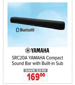 2001 Audio Video YAMAHA Compact Sound Bar with Built-in Sub offer