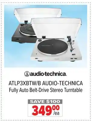 2001 Audio Video AUDIO-TECHNICA Fully Auto Belt-Drive Stereo Turntable offer