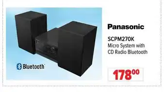 2001 Audio Video Panasonic Micro System with CD Radio Bluetooth offer