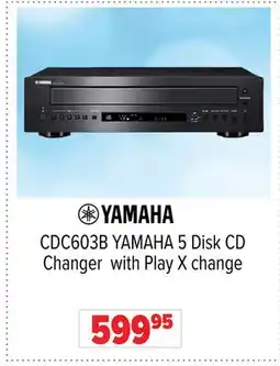 2001 Audio Video YAMAHA 5 Disk CD Changer with Play X change offer