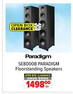 2001 Audio Video PARADIGM Floorstanding Speakers offer