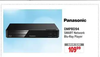 2001 Audio Video Panasonic SMART Network Blu-Ray Player offer