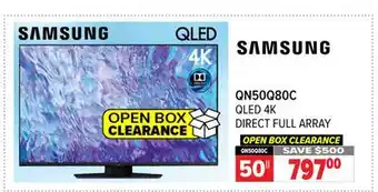 2001 Audio Video QLED 50 4K DIRECT FULL ARRAY offer