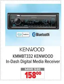 2001 Audio Video KENWOOD In-Dash Digital Media Receiver offer