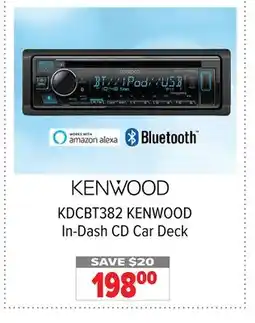 2001 Audio Video KENWOOD In-Dash CD Car Deck offer