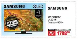 2001 Audio Video SAMSUNG QLED 4K Quantum HDR+ offer